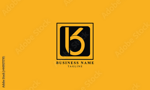 BV, B5, Abstract initial monogram letter alphabet logo design