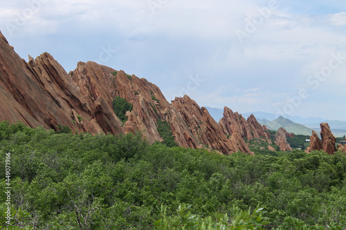 Roxborough state park flatiron sandstone rock formation 
