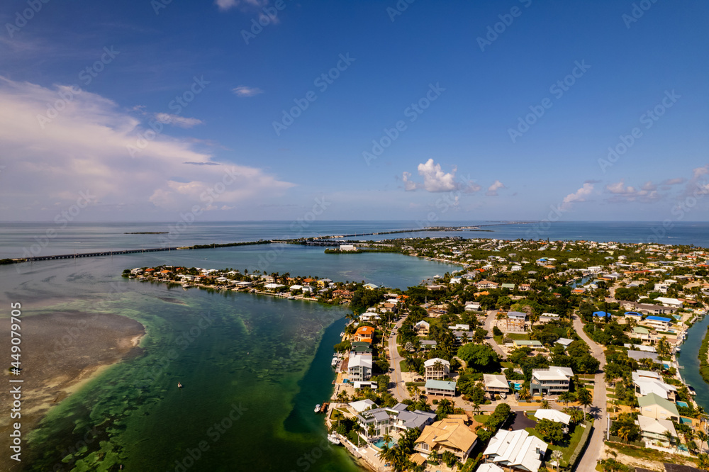 Duck Key in the Florida Keys aerial photo