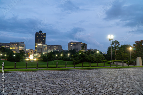 Downtown Baton Rouge, LA at Night
- The view from the state capitol building