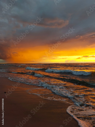 sunset on the baltic sea © Анастасия Епанешнико