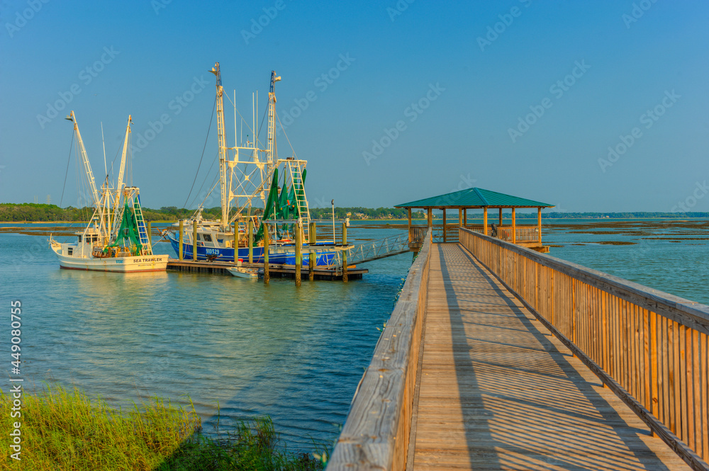 Hilton Head Island, South Carolina, USA, Shrimp Boats Hilton Head Island, South Carolina, USA, Shrimp Boats