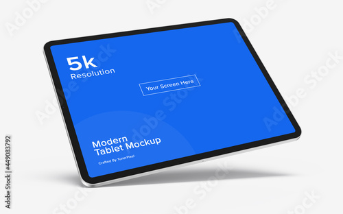 Tablet Mockup | Fully Editable File, Replaceable Screen, Separated Shadow and Background