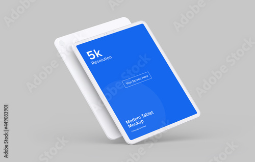 Tablet Mockup | Fully Editable File, Replaceable Screen, Separated Shadow and Background