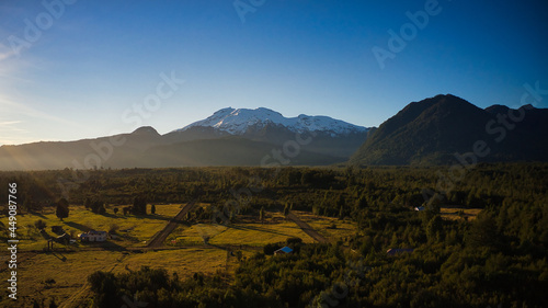 Lago Chapo en la reserva nacional Llanquihue.