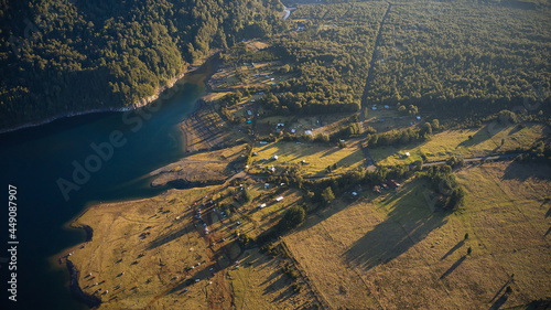 Lago Chapo en la reserva nacional Llanquihue. photo