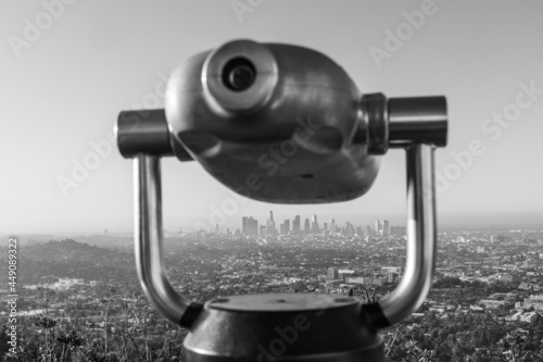 Obraz na płótnie View of LA from Griffith Park