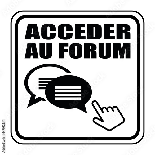 Logo accéder au forum.