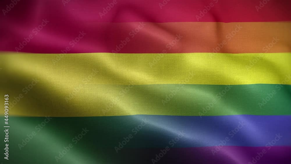 LGBT Bolivia Flag Loop Background 4K LGBT Bolivia Flag Loop Background 4K