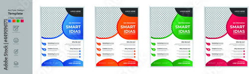Business flyer template vector design, Print Ready Marketing Flyer design, A4 Flyer Design,  Minimal Vector Templates, marketing, business proposal, promotion, advertise, publication, cover page.