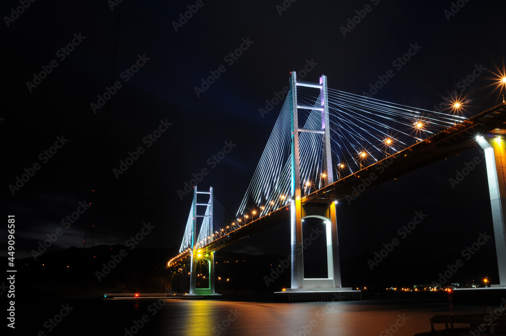 Obraz premium 교량 야경