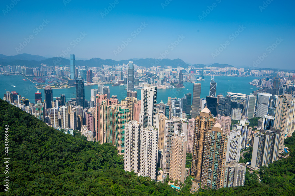 Fototapeta premium 香港を旅行している風景 Scenes from a trip to Hong Kong