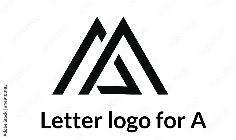 A Letter Logo Template Illustration Design. Vector EPS 10. The abstract alphabet is a logo vector. A Letter Logo Template Illustration Design. Vector EPS 10. The abstract alphabet is a logo vector.