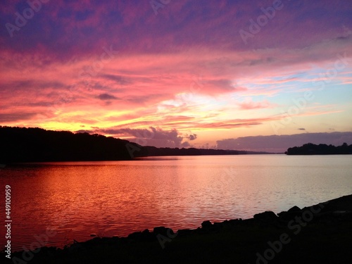 Sunset over Lake Decatur