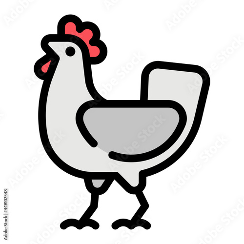 farm filled outline icon