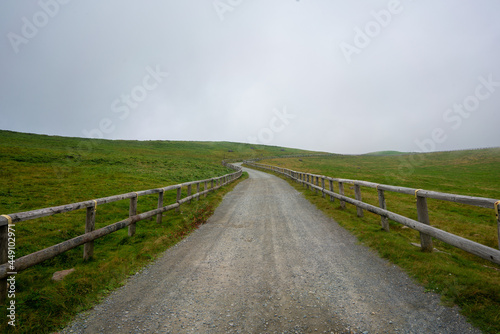                                                                                            Scenery of climbing Utsukushi-ga-hara in Matsumoto City  Ueda City  and Nagawa Town  Chiisagata-gun  Nagano Prefecture.