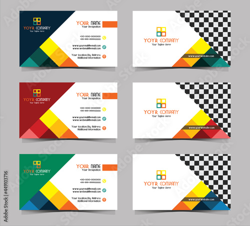 Colorful Business Card