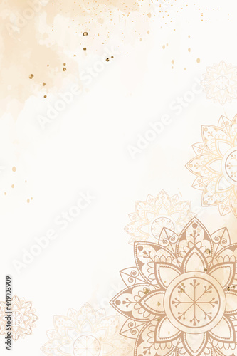 Diwali festival patterned background vector