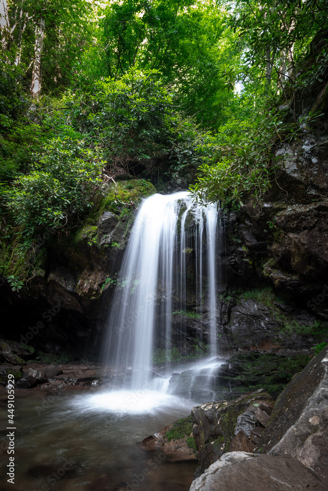 Grotto Falls in the Smoky Mountains Grotto Falls in the Smoky Mountains