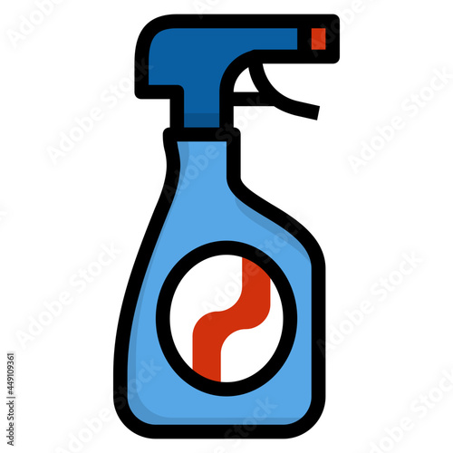 cleaning line icon