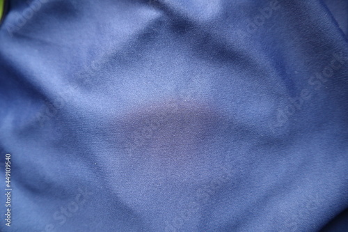 blue fabric pattern soft Suitable for making background.