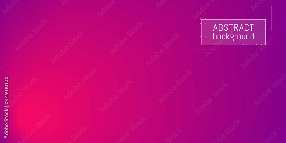 Abstract vector background. Beautiful waves.Purple red gradient.