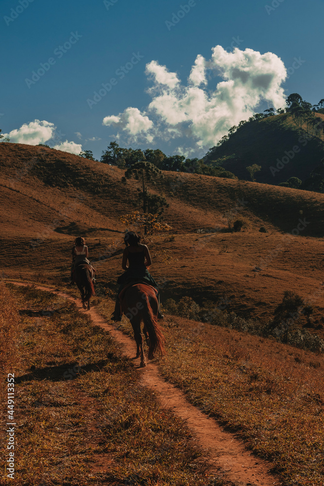 Fototapeta premium hiking in the mountains