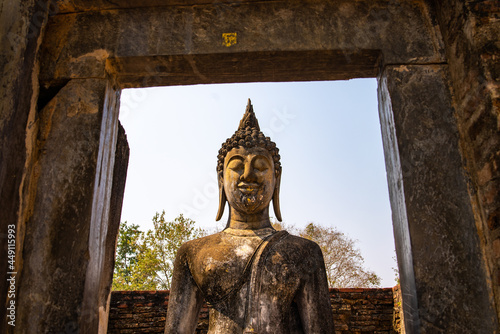 Thai Buddhism old gold Budd...