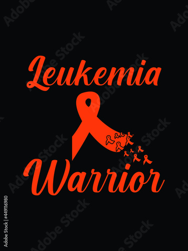 leukemia warrior, leukemia awareness t-shirt eps design.