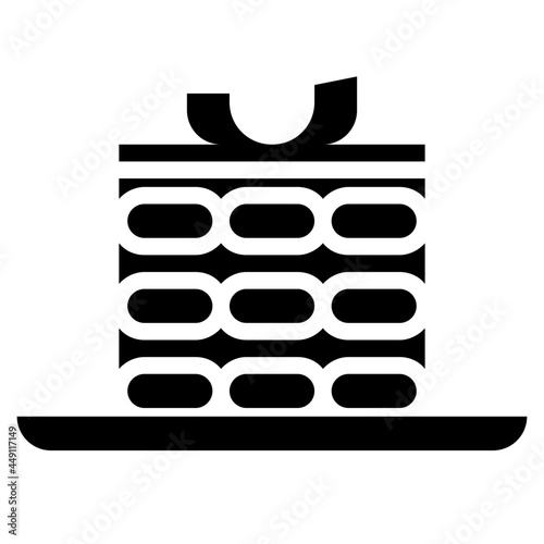 tiramisu glyph icon