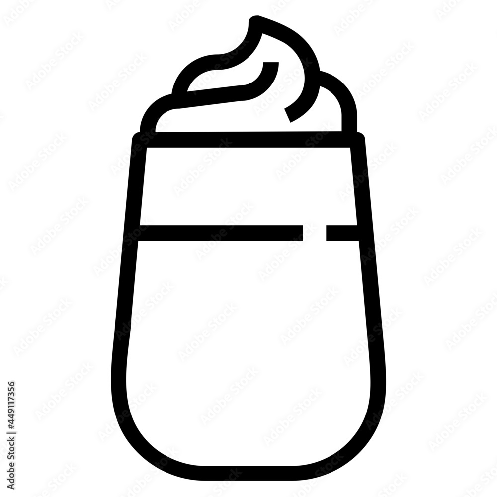 dalgona outline icon dalgona outline icon