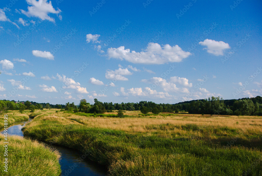 landscape with river landscape with river