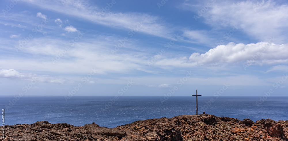 Distant horizon from El Hierro island