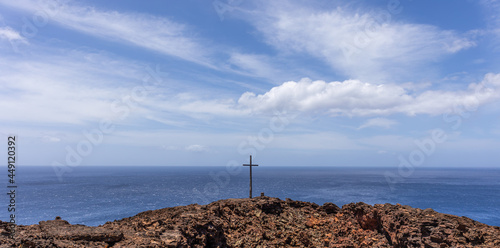 Distant horizon from El Hierro island