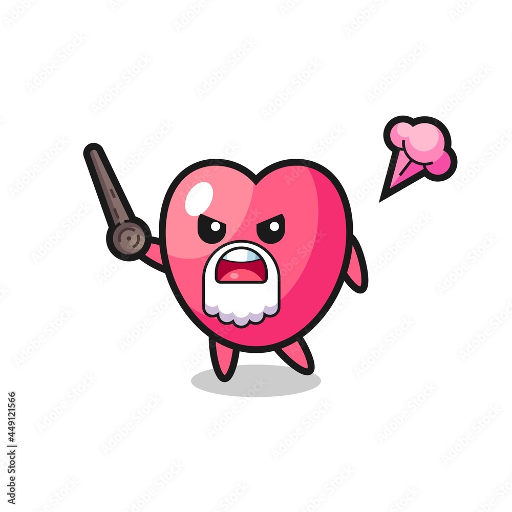 cute heart symbol grandpa is getting angry cute heart symbol grandpa is getting angry