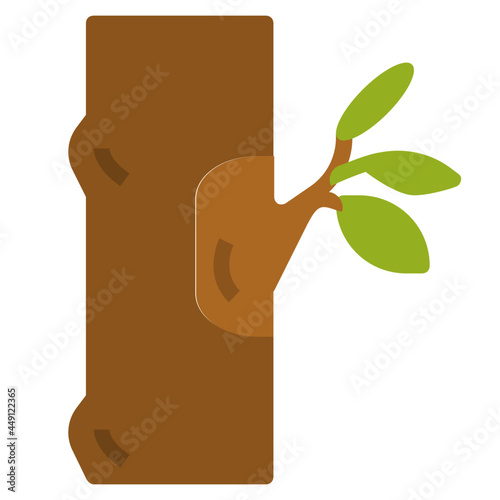 Budding flat icon