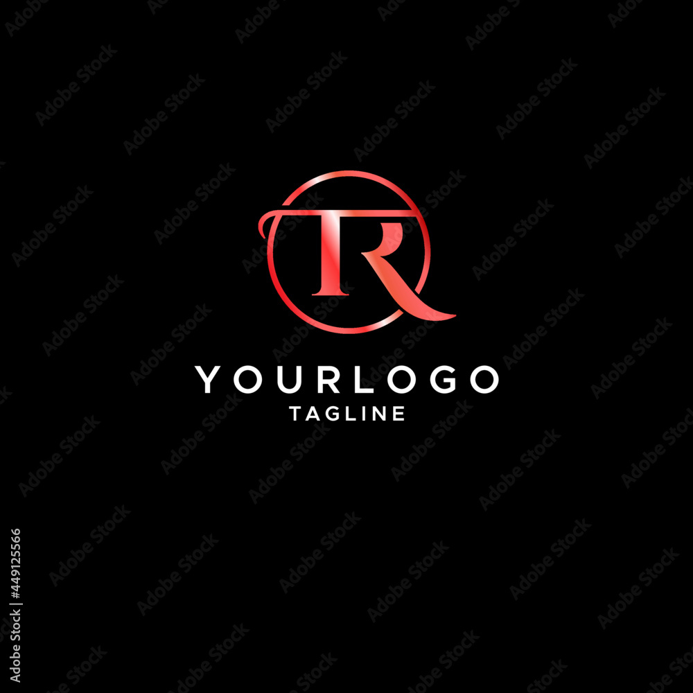 Obraz premium TR Monogram Logo