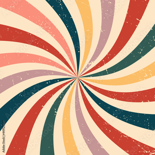 vintage retro background postcard poster pattern wallpaper vector background spiral circle swirls