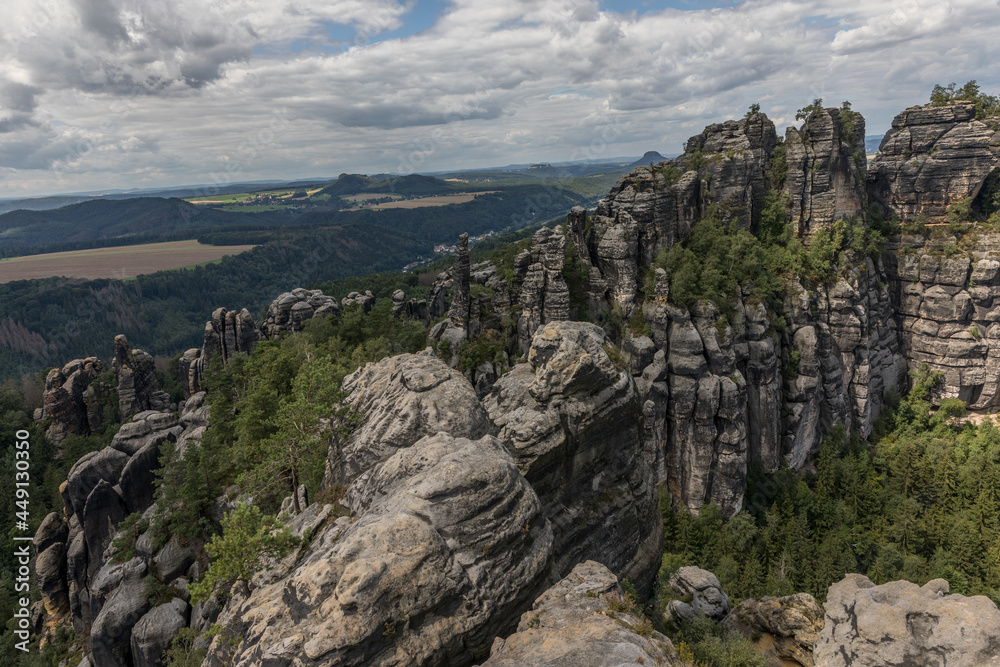 Bizaerre Felsformen in der Sächsischen Schweiz