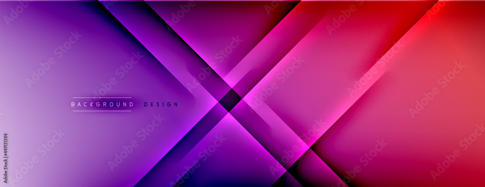 Abstract background - lines composition created with lights and shadows. Technology or business digital template. Trendy simple fluid color gradient abstract background with dynamic Abstract background - lines composition created with lights and shadows. Technology or business digital template. Trendy simple fluid color gradient abstract background with dynamic