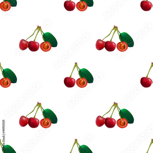 Fruits and berries. Use it for package, card or advertisement print or web poster creation. Vector illustration.