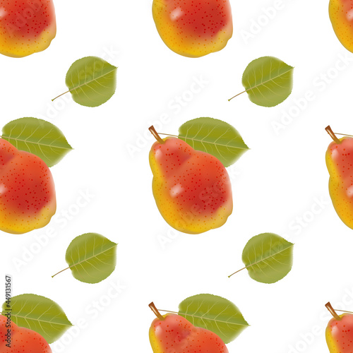 Fruits and berries. Use it for package, card or advertisement print or web poster creation. Vector illustration.