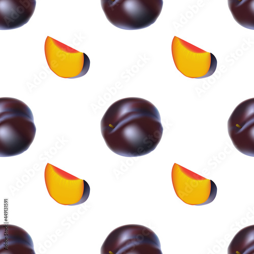 Fruits and berries. Use it for package, card or advertisement print or web poster creation. Vector illustration.