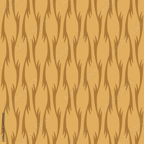 Japanese Curl Zigzag Vector Seamless Pattern