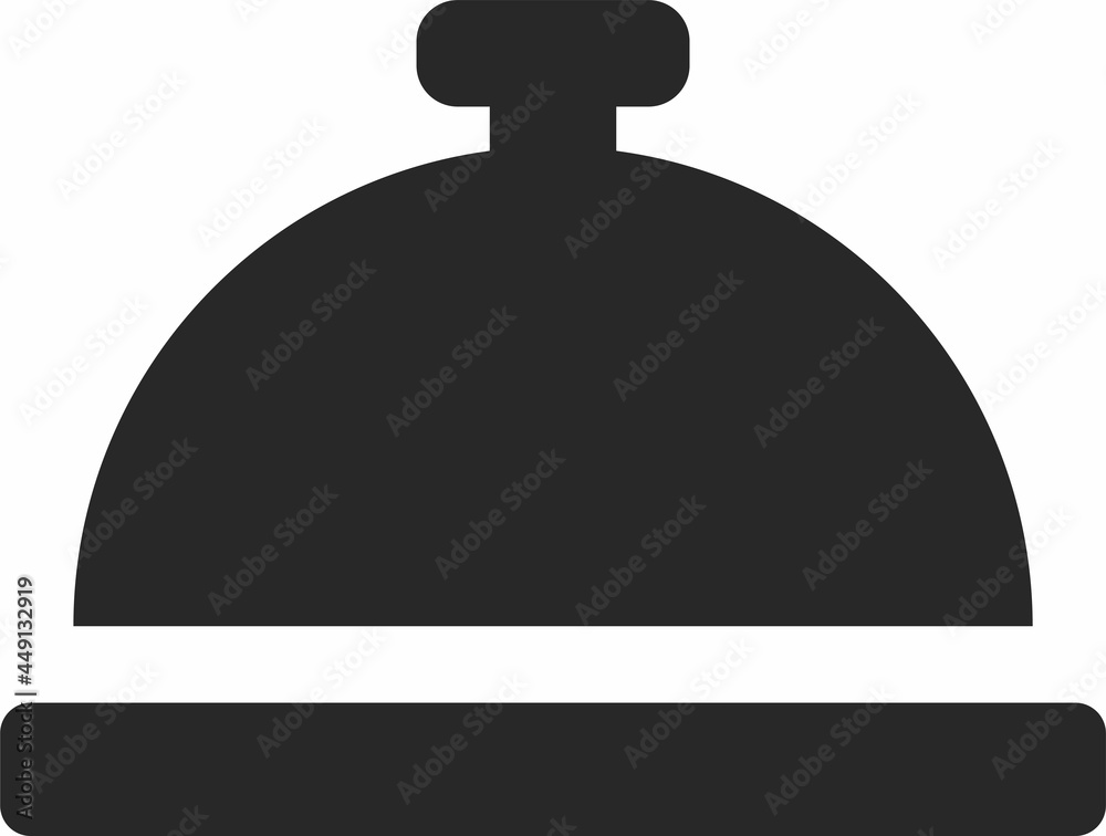 Fototapeta premium Food tray icon, service, restaurant icon vector for web, computer, and mobile app