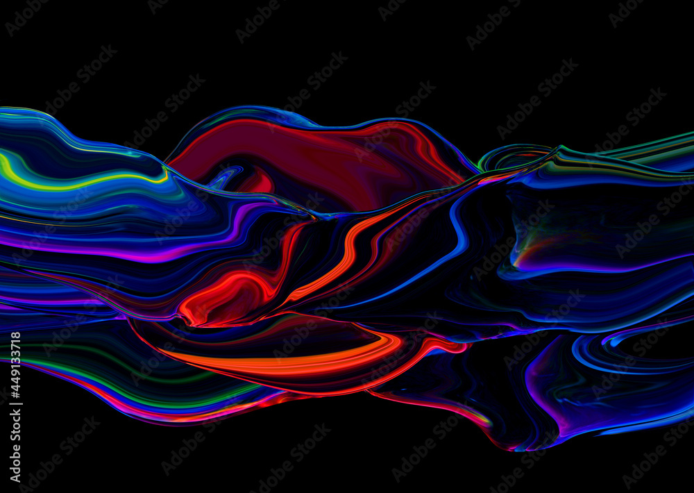 Creative painting colorful abstract on background, Color gradient background design
