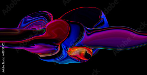 Creative painting colorful abstract on background, Color gradient background design