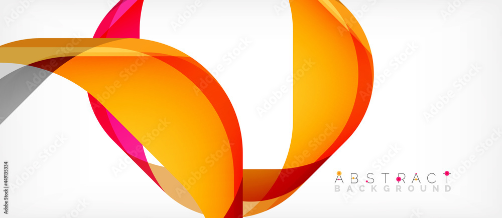 Abstract square shape with overlapping waves, minimal geometric background. Vector Illustration For Wallpaper, Banner, Background, Landing Page Abstract square shape with overlapping waves, minimal geometric background. Vector Illustration For Wallpaper, Banner, Background, Landing Page