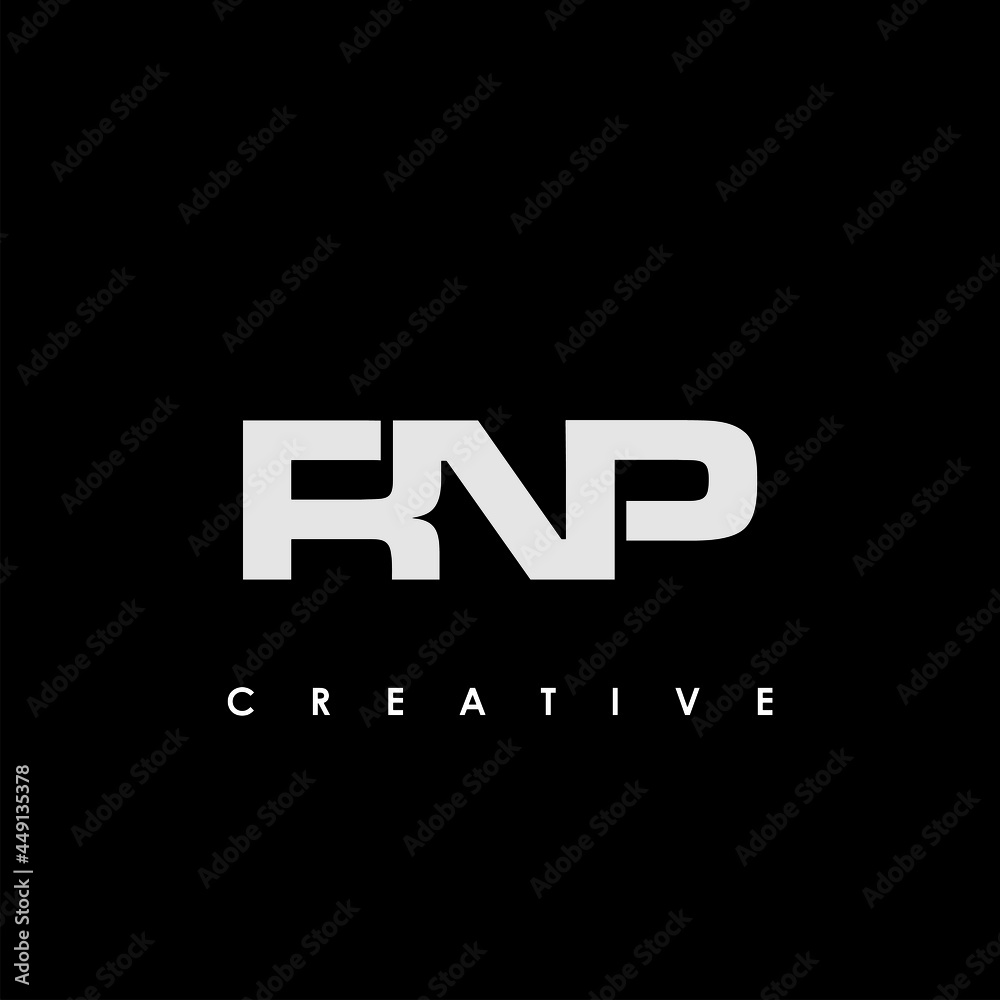 RNP Letter Initial Logo Design Template Vector Illustration