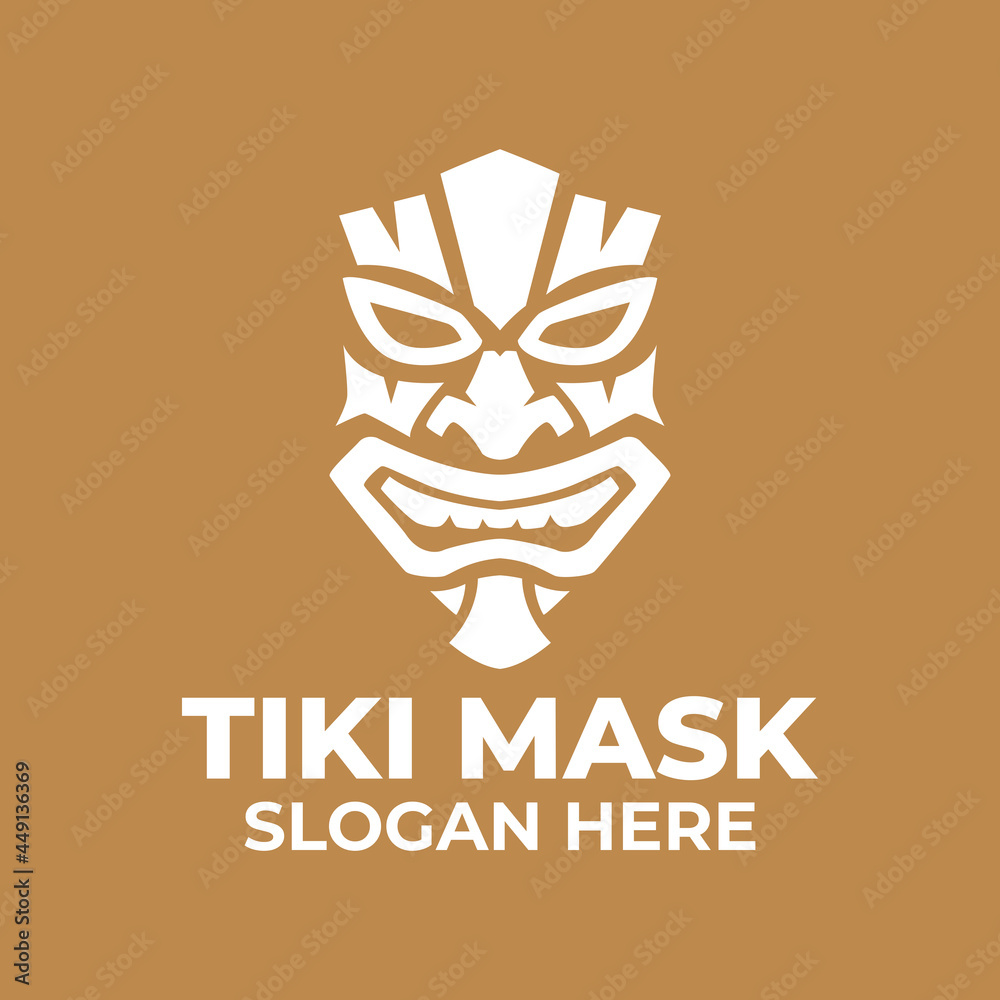 Tiki Mask Logo
